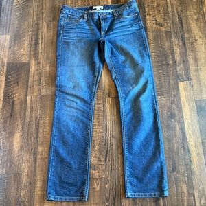 Banana Republic Factory straight leg, jeans, dark rinse